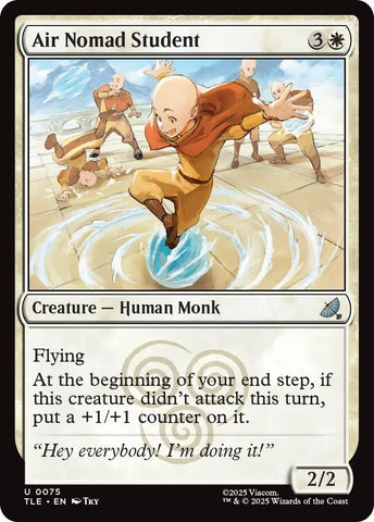 Image for Air Nomad Student (75) (Avatar: The Last Airbender: Eternal-Legal) - Magic: The Gathering