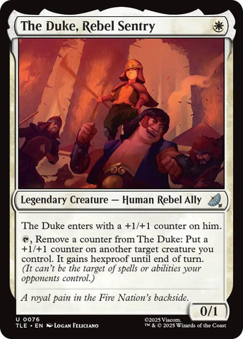 Image for The Duke, Rebel Sentry (76) (Avatar: The Last Airbender: Eternal-Legal) - Magic: The Gathering