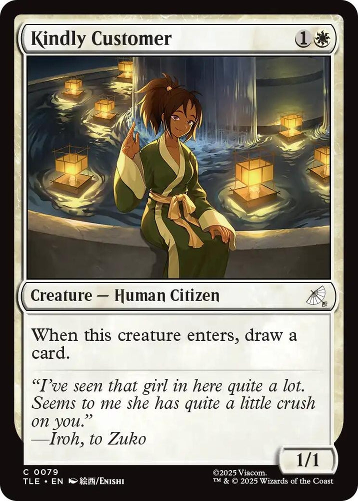 Image for Kindly Customer (79) (Avatar: The Last Airbender: Eternal-Legal) - Magic: The Gathering