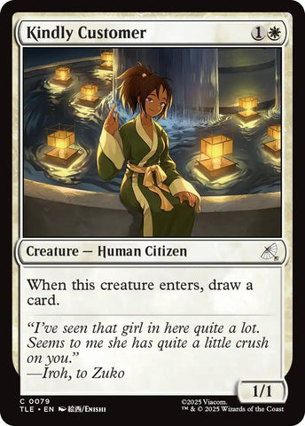 Image for Kindly Customer (79) (Avatar: The Last Airbender: Eternal-Legal) - Magic: The Gathering