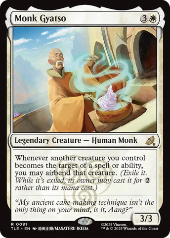 Image for Monk Gyatso (81) (Avatar: The Last Airbender: Eternal-Legal) - Magic: The Gathering