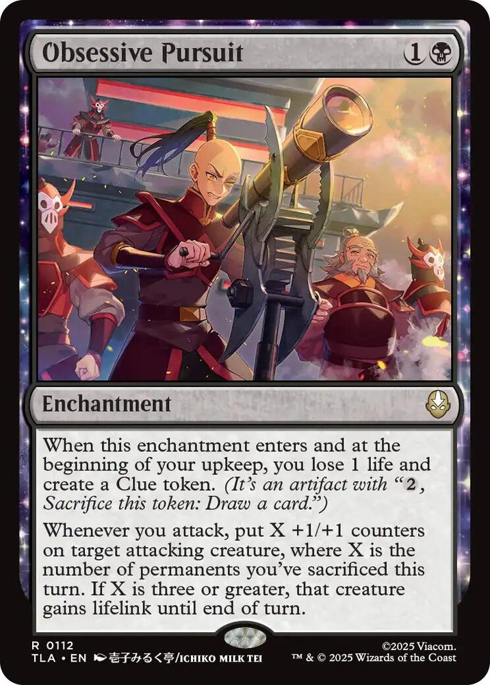 Image for Obsessive Pursuit (112) (Avatar: The Last Airbender) - Magic: The Gathering