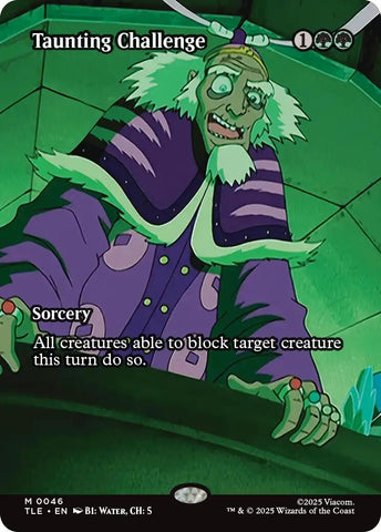 Image for Taunting Challenge (Borderless) (46) (Avatar: The Last Airbender: Eternal-Legal) - Magic: The Gathering