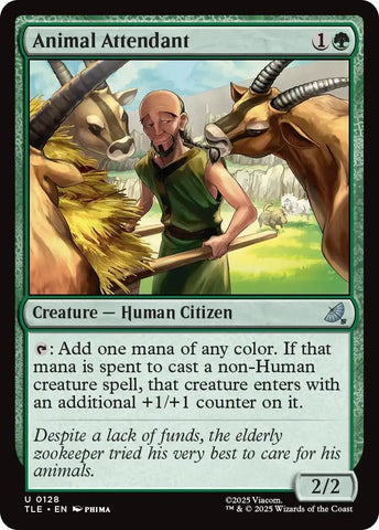 Image for Animal Attendant (128) (Avatar: The Last Airbender: Eternal-Legal) - Magic: The Gathering