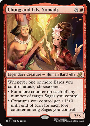 Image for Chong and Lily, Nomads (113) (Avatar: The Last Airbender: Eternal-Legal) - Magic: The Gathering