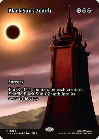 Image for Black Sun's Zenith (Borderless) (22) (Avatar: The Last Airbender: Eternal-Legal) - Magic: The Gathering