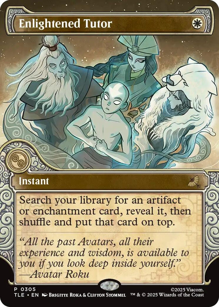 Image for Enlightened Tutor (Showcase) (305) (Avatar: The Last Airbender: Eternal-Legal) - Magic: The Gathering