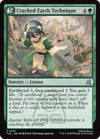 Image for Cracked Earth Technique (135) (Avatar: The Last Airbender: Eternal-Legal) - Magic: The Gathering