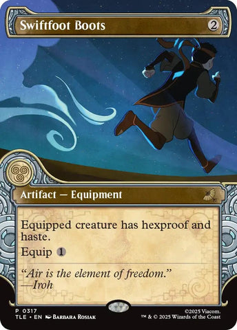 Image for Swiftfoot Boots (Showcase) (317) (Avatar: The Last Airbender: Eternal-Legal) - Magic: The Gathering
