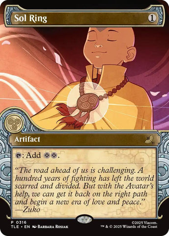 Image for Sol Ring (Showcase) (316) (Avatar: The Last Airbender: Eternal-Legal) - Magic: The Gathering