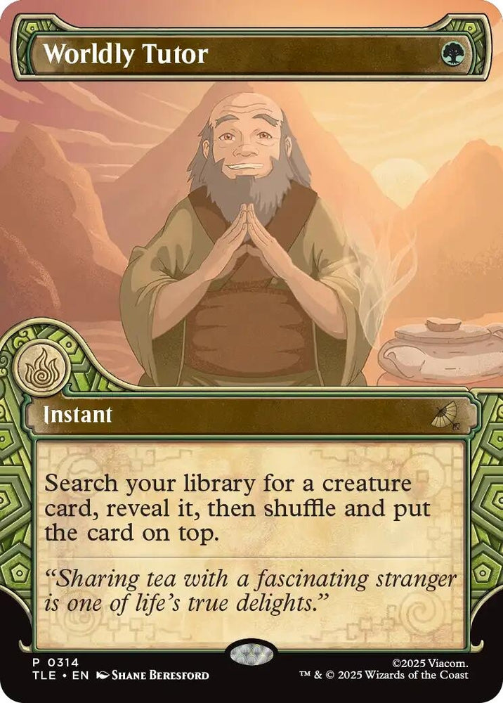Image for Worldly Tutor (Showcase) (314) (Avatar: The Last Airbender: Eternal-Legal) - Magic: The Gathering