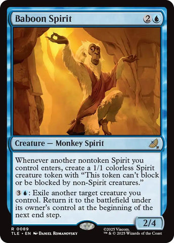Image for Baboon Spirit (89) (Avatar: The Last Airbender: Eternal-Legal) - Magic: The Gathering