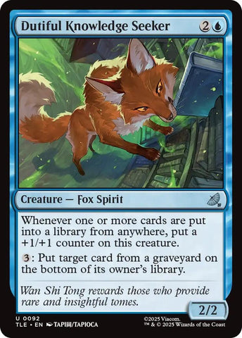 Image for Dutiful Knowledge Seeker (92) (Avatar: The Last Airbender: Eternal-Legal) - Magic: The Gathering