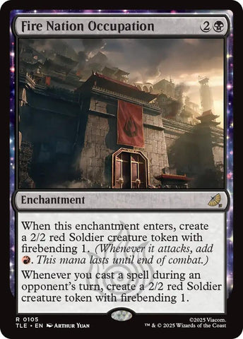 Image for Fire Nation Occupation (105) (Avatar: The Last Airbender: Eternal-Legal) - Magic: The Gathering