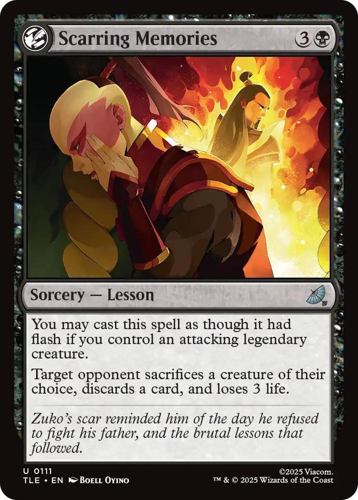 Image for Scarring Memories (111) (Avatar: The Last Airbender: Eternal-Legal) - Magic: The Gathering