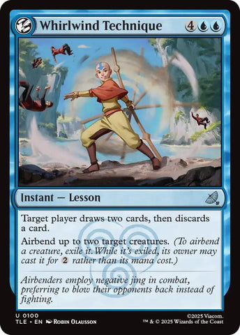 Image for Whirlwind Technique (100) (Avatar: The Last Airbender: Eternal-Legal) - Magic: The Gathering