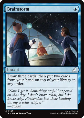 Image for Brainstorm (155) (Avatar: The Last Airbender: Eternal-Legal) - Magic: The Gathering