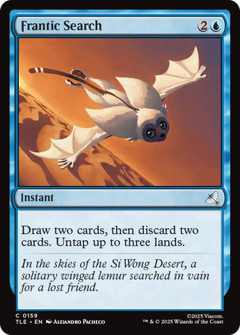 Image for Frantic Search (159) (Avatar: The Last Airbender: Eternal-Legal) - Magic: The Gathering