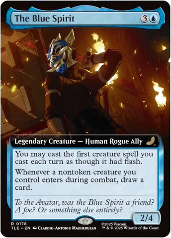 Image for The Blue Spirit (Extended Art) (178) (Avatar: The Last Airbender: Eternal-Legal) - Magic: The Gathering