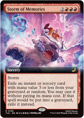 Image for Storm of Memories (Extended Art) (199) (Avatar: The Last Airbender: Eternal-Legal) - Magic: The Gathering