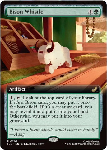 Image for Bison Whistle (Extended Art) (202) (Avatar: The Last Airbender: Eternal-Legal) - Magic: The Gathering