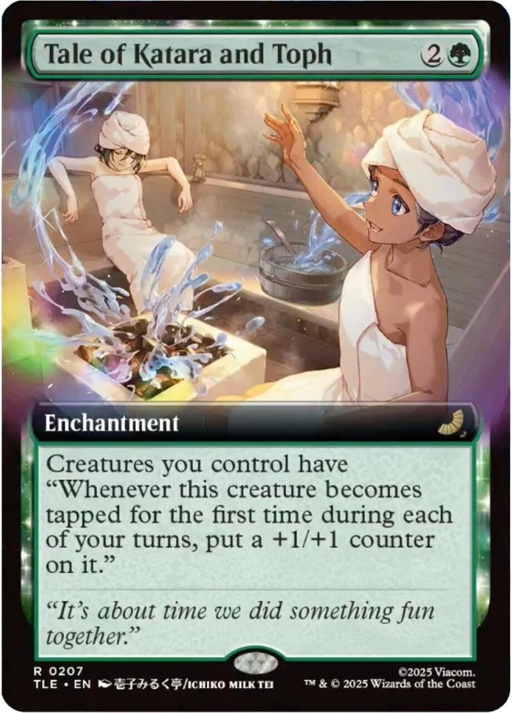 Image for Tale of Katara and Toph (Extended Art) (207) (Avatar: The Last Airbender: Eternal-Legal) - Magic: The Gathering