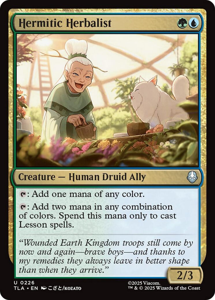 Image for Hermitic Herbalist (226) (Avatar: The Last Airbender) - Magic: The Gathering