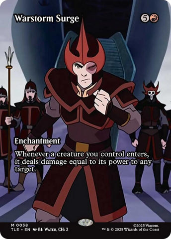 Image for Warstorm Surge (Borderless) (38) (Avatar: The Last Airbender: Eternal-Legal) - Magic: The Gathering