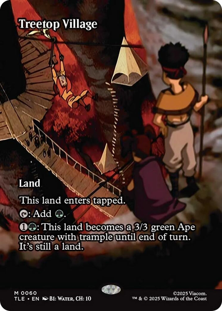 Image for Treetop Village (Borderless) (60) (Avatar: The Last Airbender: Eternal-Legal) - Magic: The Gathering