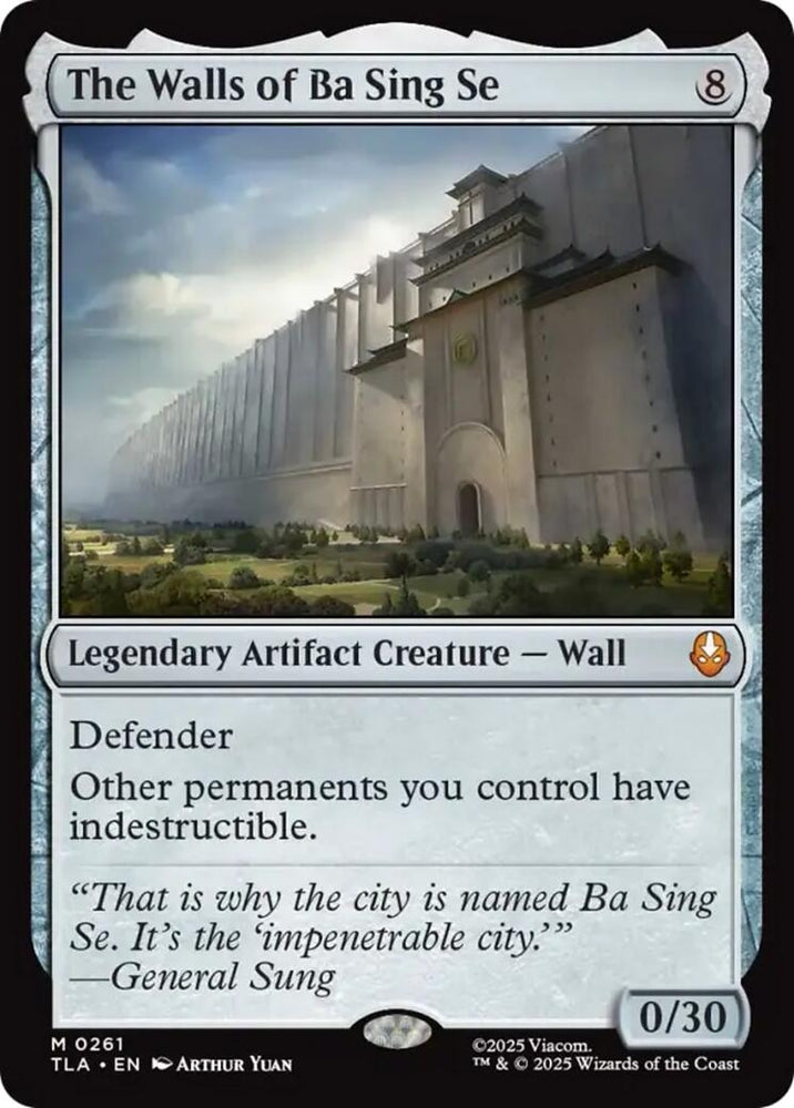 Image for The Walls of Ba Sing Se (261) (Avatar: The Last Airbender) - Magic: The Gathering
