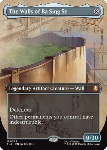 Image for The Walls of Ba Sing Se (Borderless) (329) (Avatar: The Last Airbender) - Magic: The Gathering