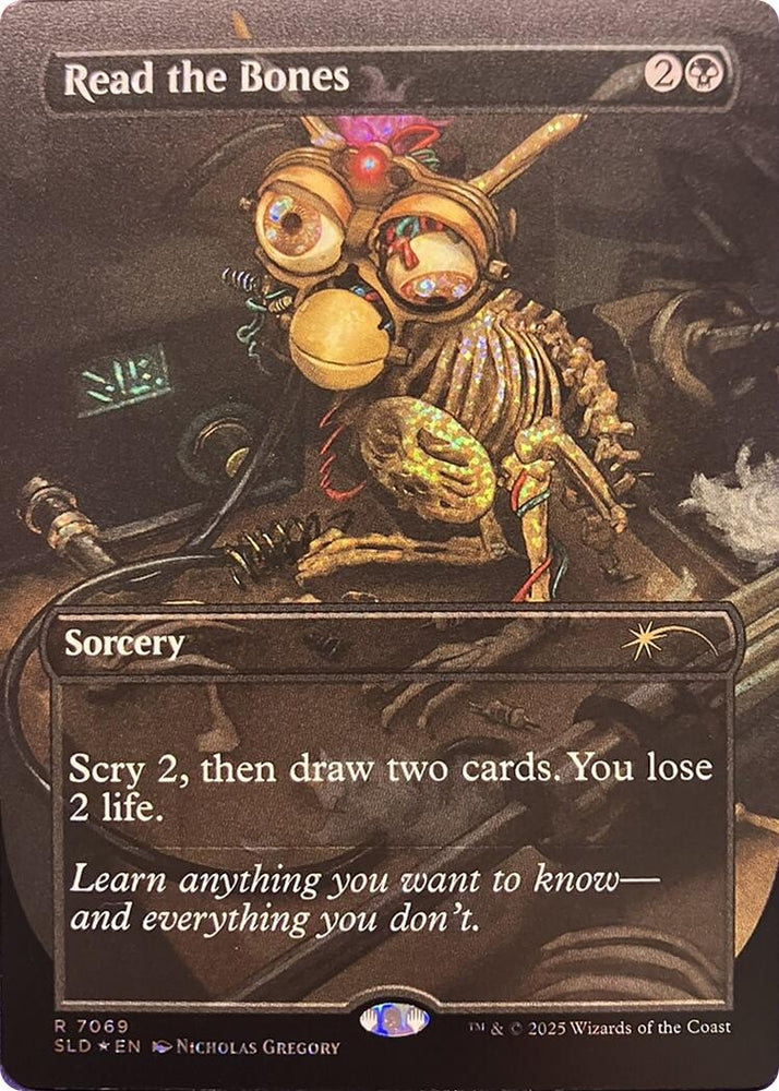 Image for Read the Bones (Confetti Foil) (7069) (Secret Lair Drop Series) - Magic: The Gathering