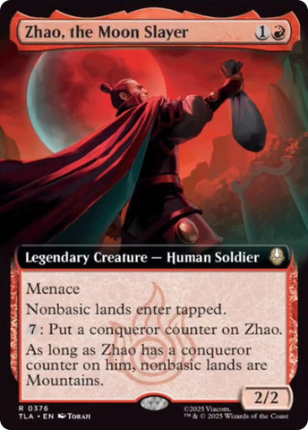 Image for Zhao, the Moon Slayer (Extended Art) (376) (Avatar: The Last Airbender) - Magic: The Gathering