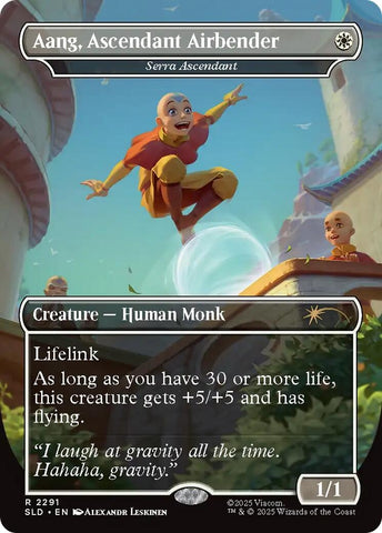 Image for Aang, Ascendant Airbender - Serra Ascendant (2291) - Magic: The Gathering