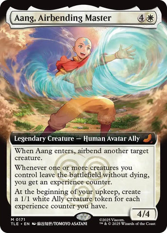 Image for Aang, Airbending Master (Extended Art) (171) (Avatar: The Last Airbender: Eternal-Legal) - Magic: The Gathering