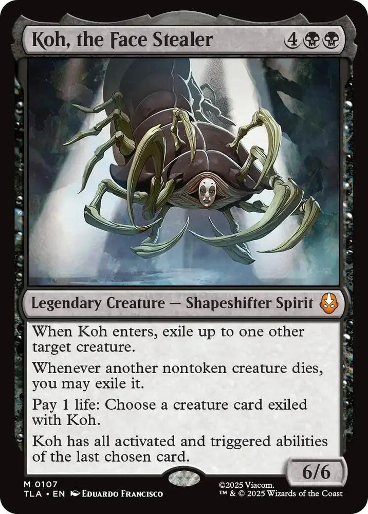 Image for Koh, the Face Stealer (107) (Avatar: The Last Airbender) - Magic: The Gathering