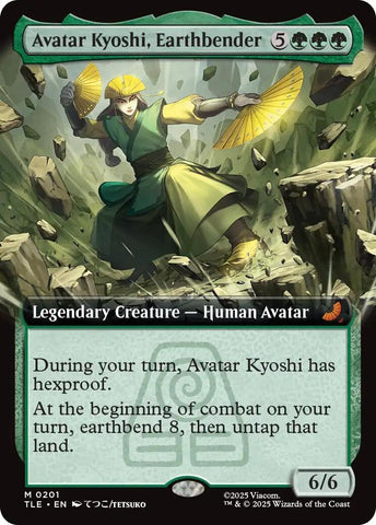 Image for Avatar Kyoshi, Earthbender (Extended Art) (201) (Avatar: The Last Airbender: Eternal-Legal) - Magic: The Gathering