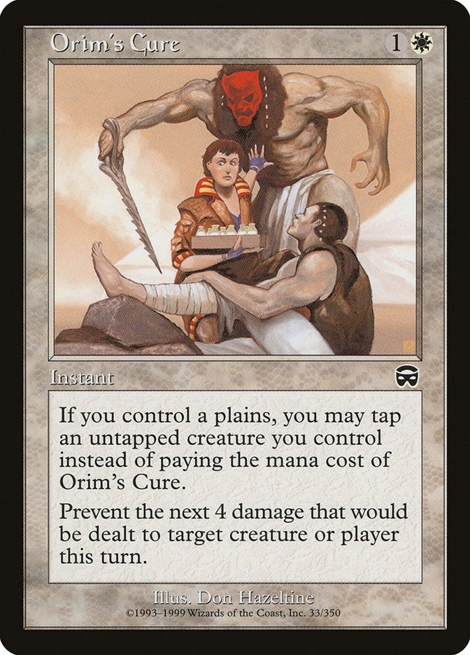 Image for Orim's Cure (33) [Mercadian Masques]