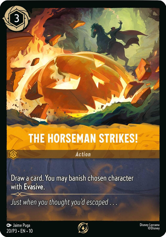 Image for The Horseman Strikes! (20) - Disney Lorcana