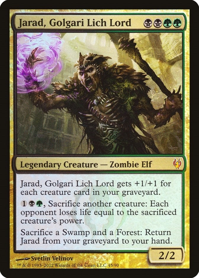 Image for Jarad, Golgari Lich Lord (45) [Duel Decks: Izzet vs. Golgari]