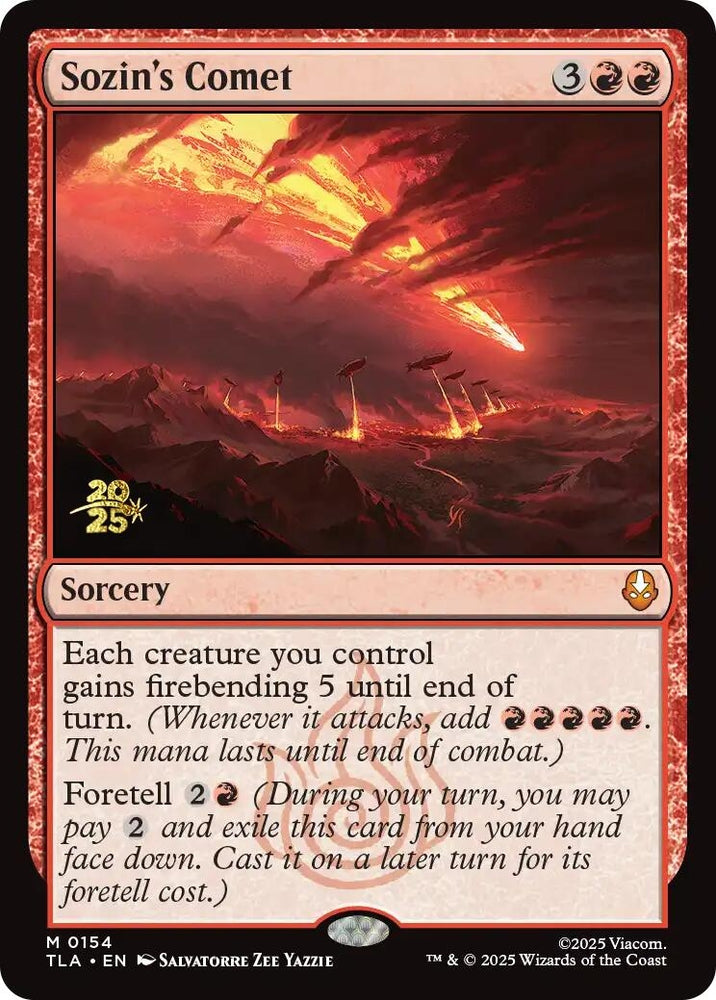 Image for Sozin's Comet (154) - Magic: The Gathering