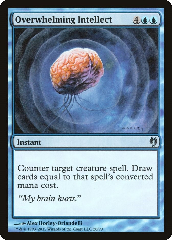 Image for Overwhelming Intellect (28) [Duel Decks: Izzet vs. Golgari]
