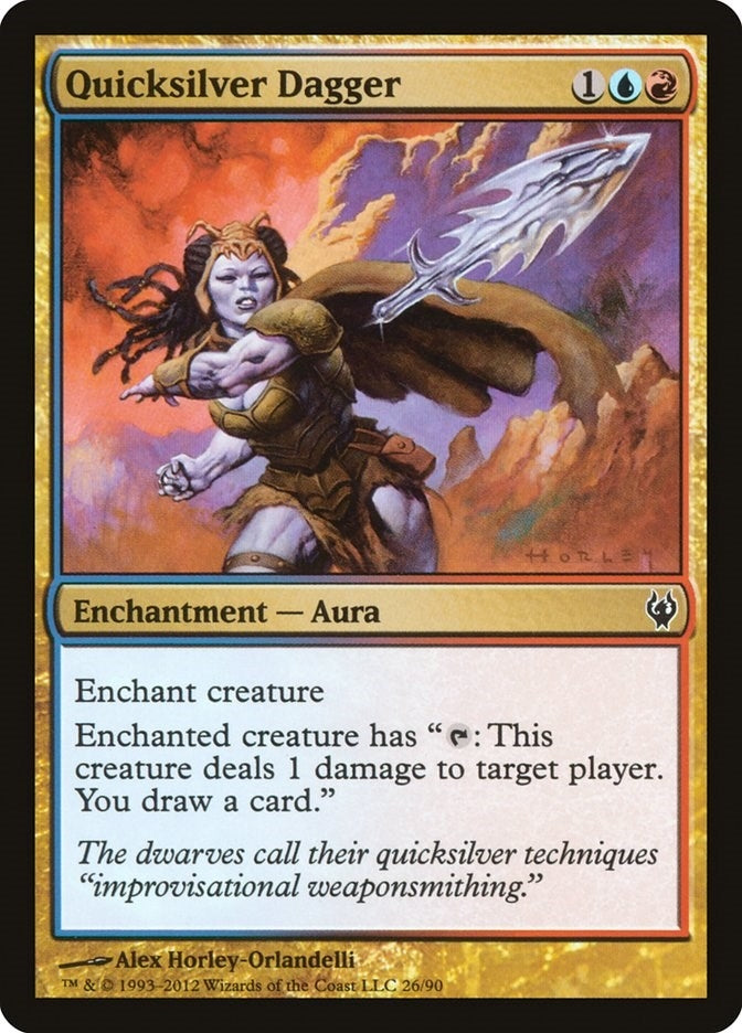 Image for Quicksilver Dagger (26) [Duel Decks: Izzet vs. Golgari]