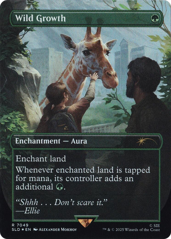 Image for Wild Growth (Rainbow Foil) (7049) - Magic: The Gathering