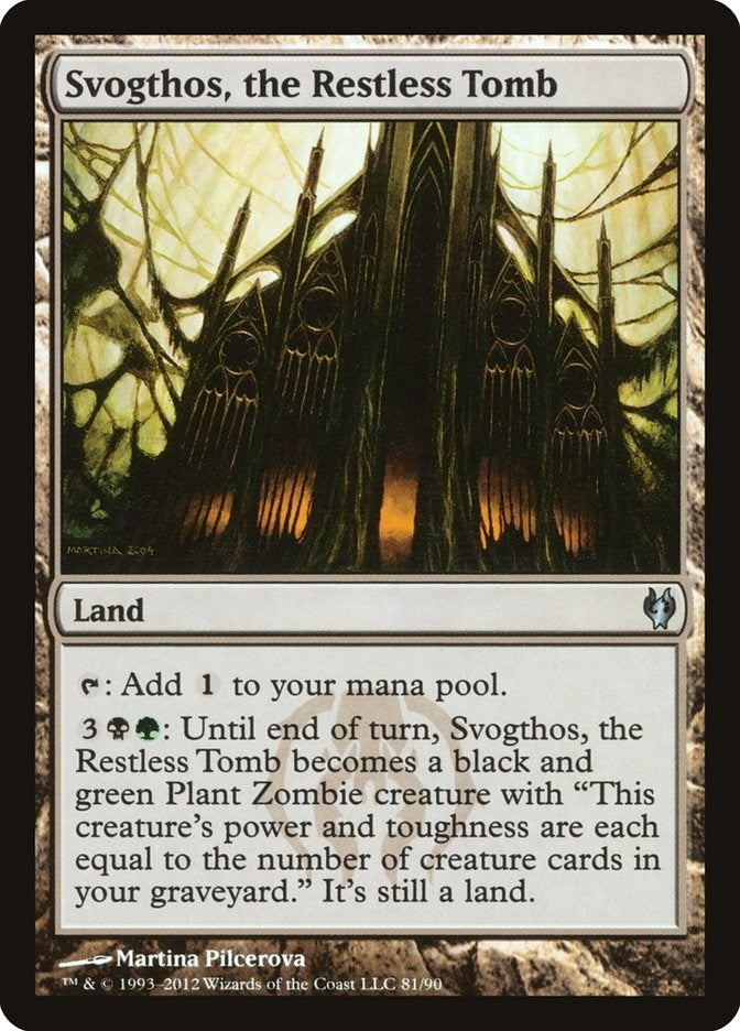 Image for Svogthos, the Restless Tomb (81) [Duel Decks: Izzet vs. Golgari]
