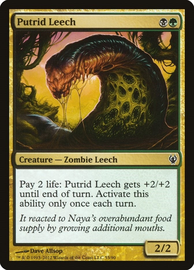 Image for Putrid Leech (53) [Duel Decks: Izzet vs. Golgari]