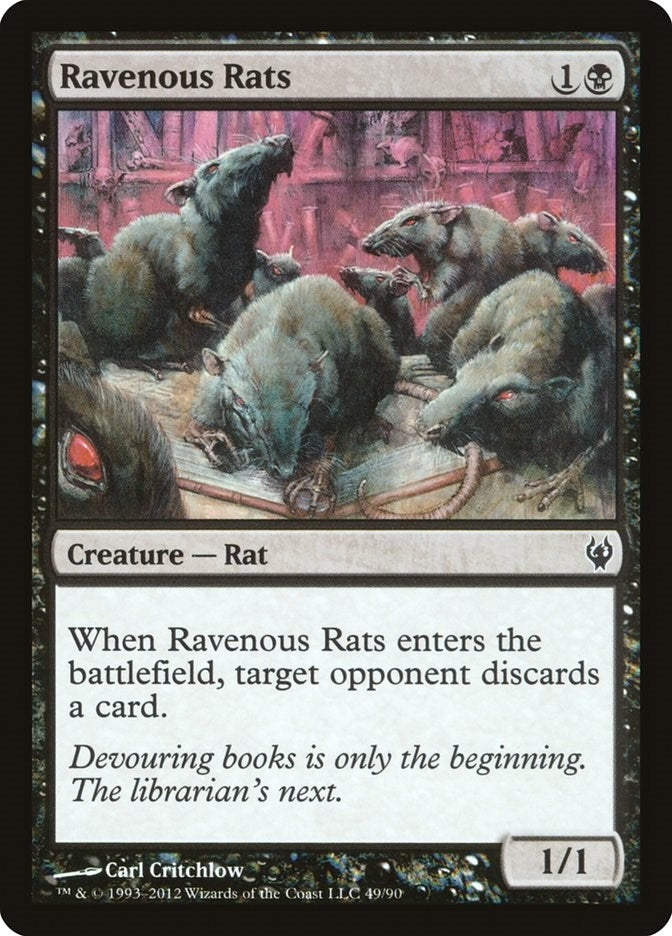Image for Ravenous Rats (49) [Duel Decks: Izzet vs. Golgari]