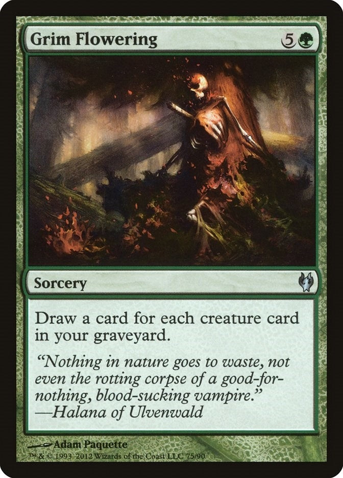 Image for Grim Flowering (75) [Duel Decks: Izzet vs. Golgari]