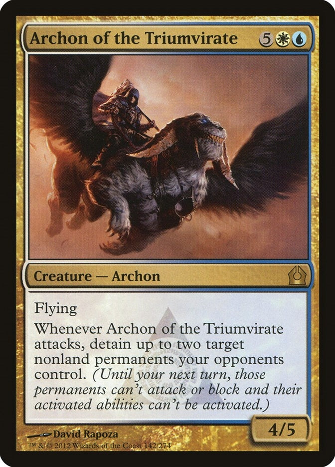 Image for Archon of the Triumvirate (142) [Return to Ravnica]