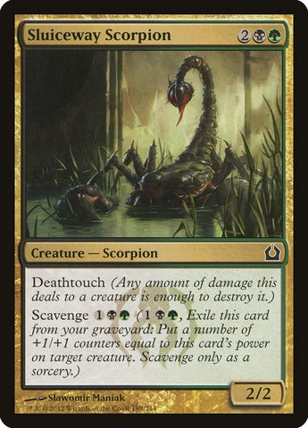 Image for Sluiceway Scorpion (198) [Return to Ravnica]